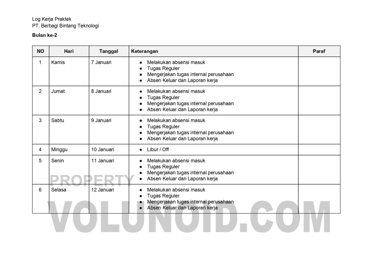 Contoh Laporan Magang Universitas Bina Sarana Informatika Jurusan Sistem Informasi 07 Contoh Laporan Magang Universitas Bina Sarana Informatika Jurusan Sistem Informasi 07 - Dokumen dan Contoh Laporan Magang Universitas Bina Sarana Informatika