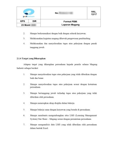 laporan magangMoh. Awaludin page 0012 Uraian Tugas di Laporan Magang