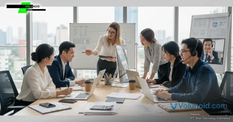 Magang Untuk Mahasiswa Akuntansi Mahasiswa akuntansi magang di lingkungan kantor modern.